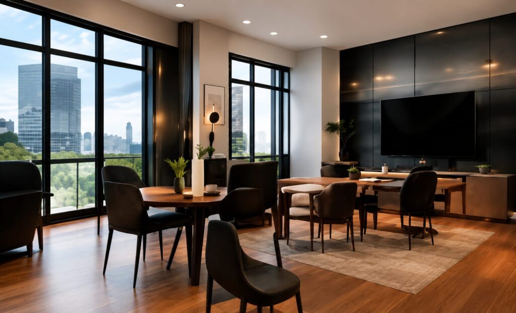 Modern office boardroom for a new business in Canada